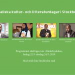 Somaliska kultur- och litteraturdagar i Stockholm